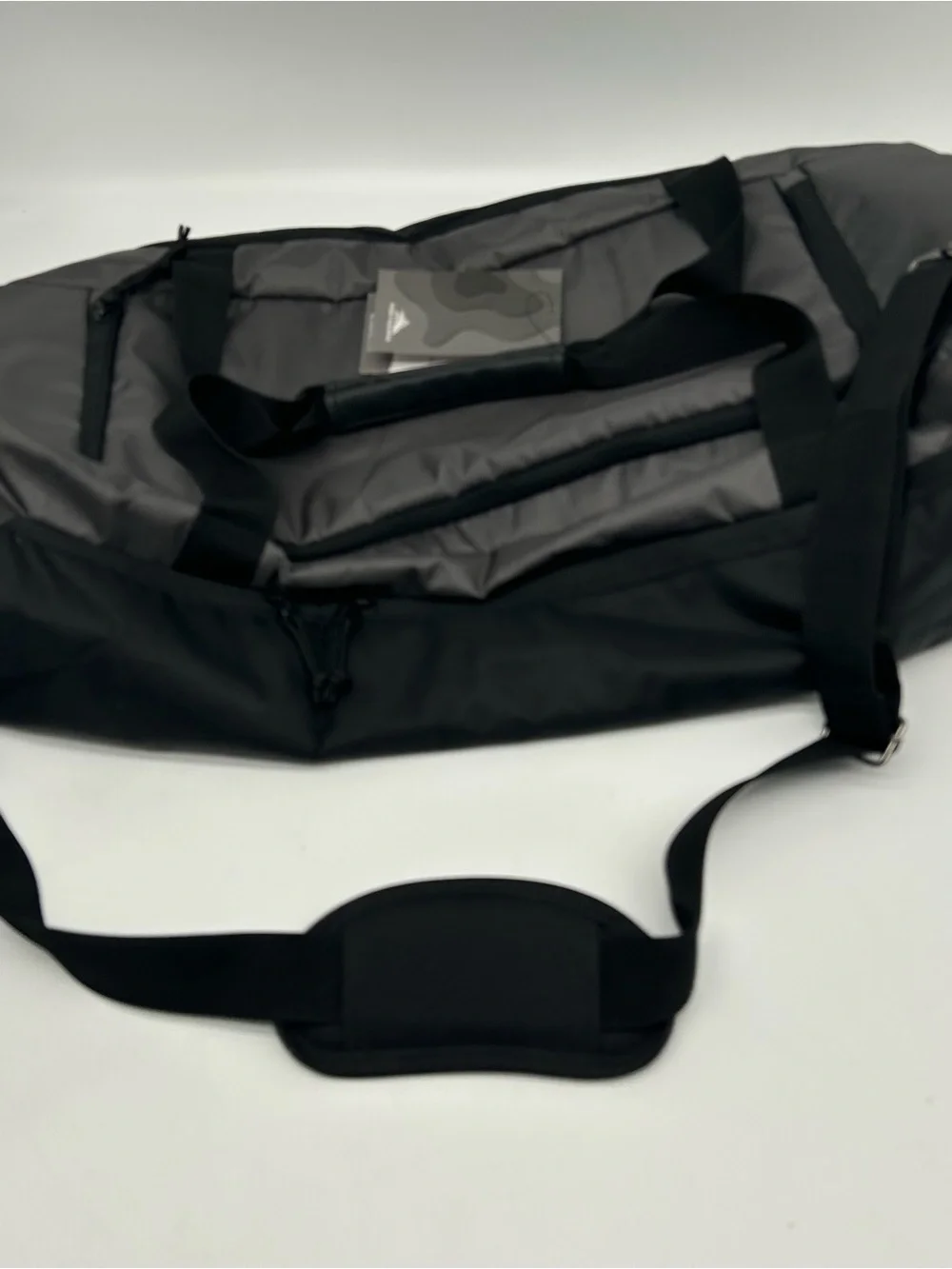 High Sierra Black and Gray 60L Essential Men’s Duffel Bag